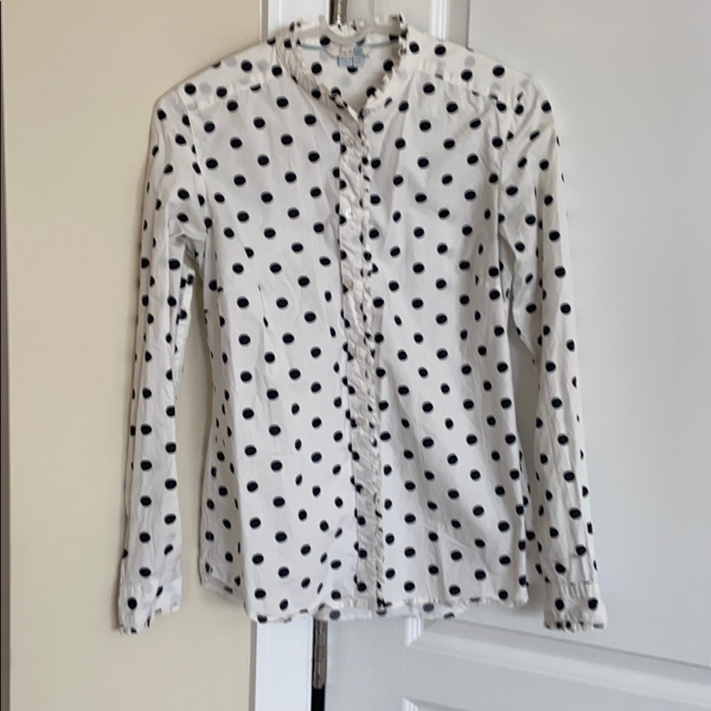 Boden Blouse with Ruffle Detail